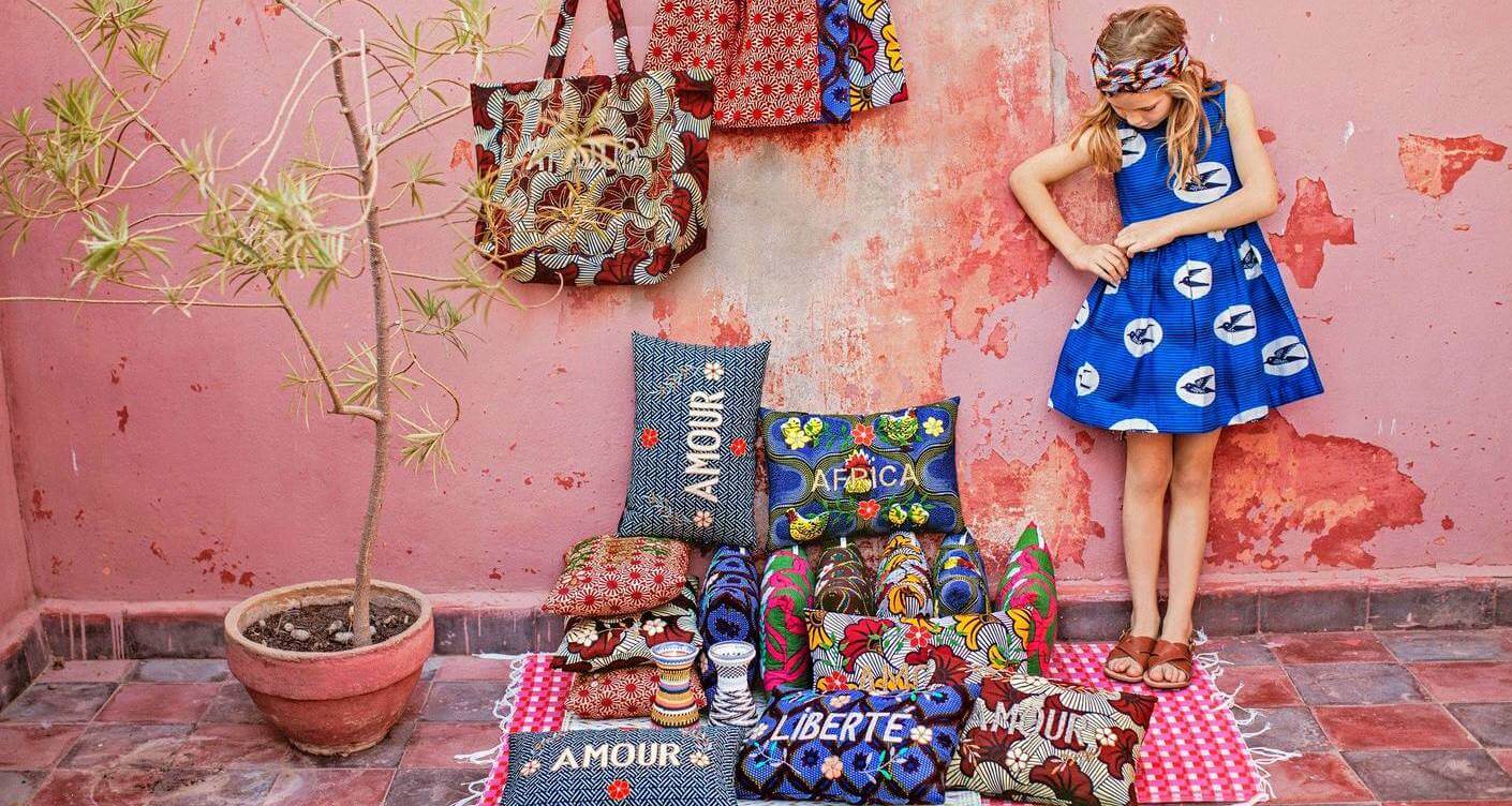 An exclusive line highlighting traditional African fabrics