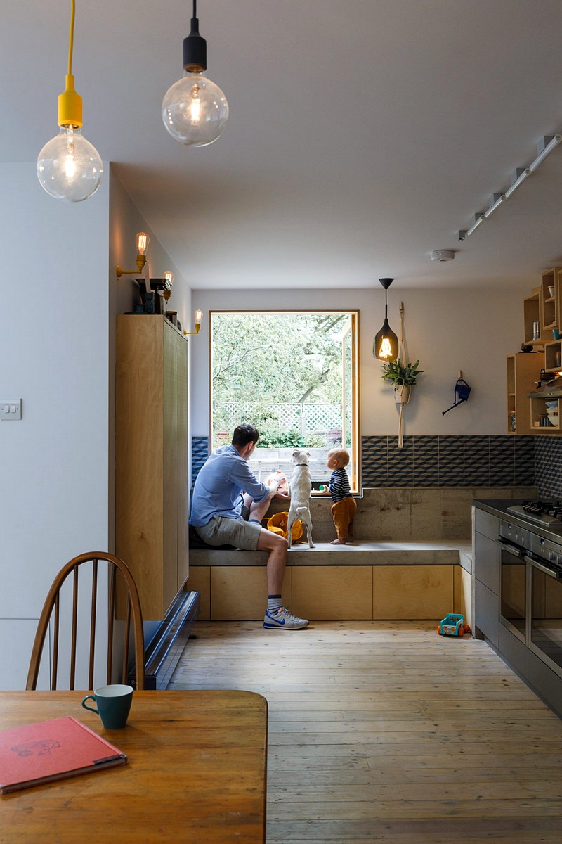 family kitchen scandi
