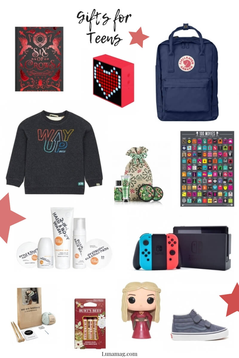 gifts for teens